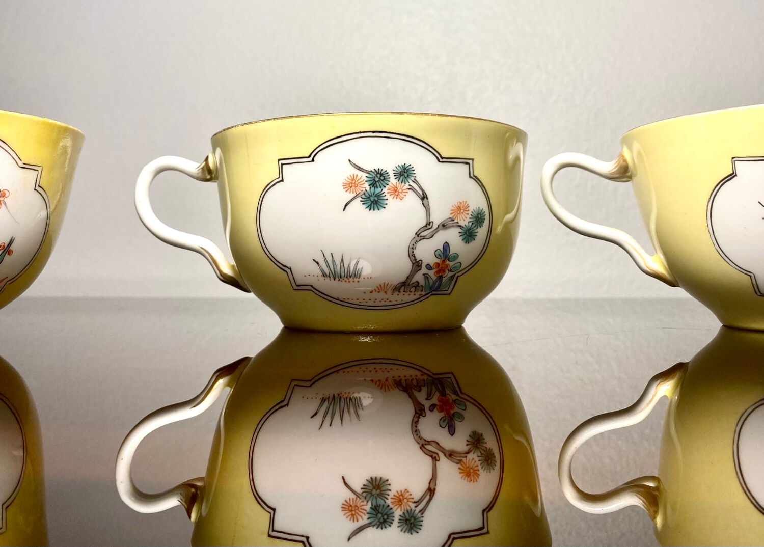 Samson porcelain cups 19eme