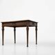 Table d'appoint rustique française du milieu du siècle en bois, années 1850.