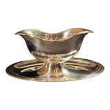 Saucière ovale Christofle en métal argenté