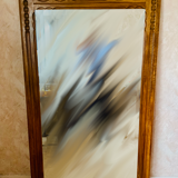 Miroir bois sculpté en chêne 1920