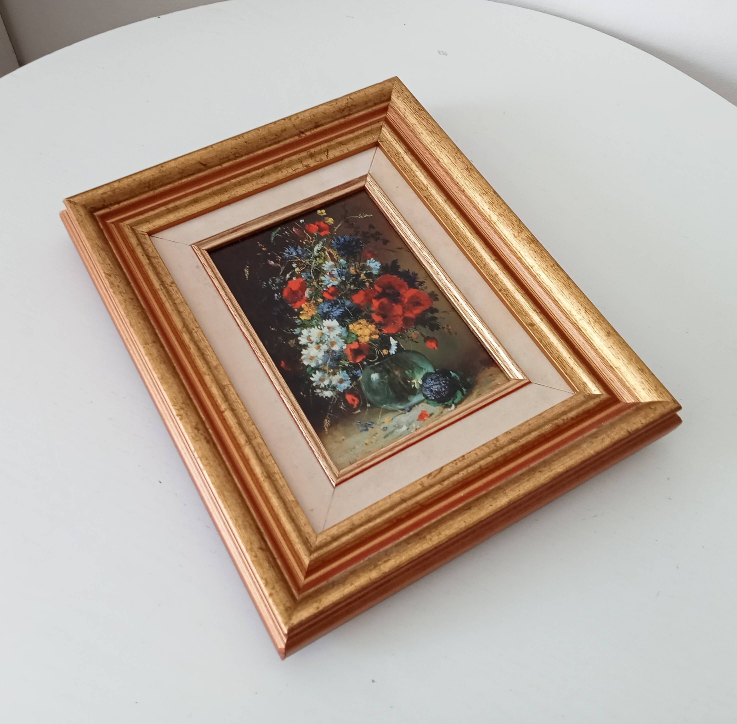 Small format oil painting still life