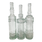 batch of molded glass bottles