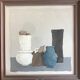 Alain ozanne, contemporary artist. still life. acrylic and gouache.