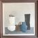 Alain ozanne, contemporary artist. still life. acrylic and gouache.