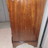 Varnished chest of drawers with rounded front with 4 drawers in classic baroque style 1880/1900