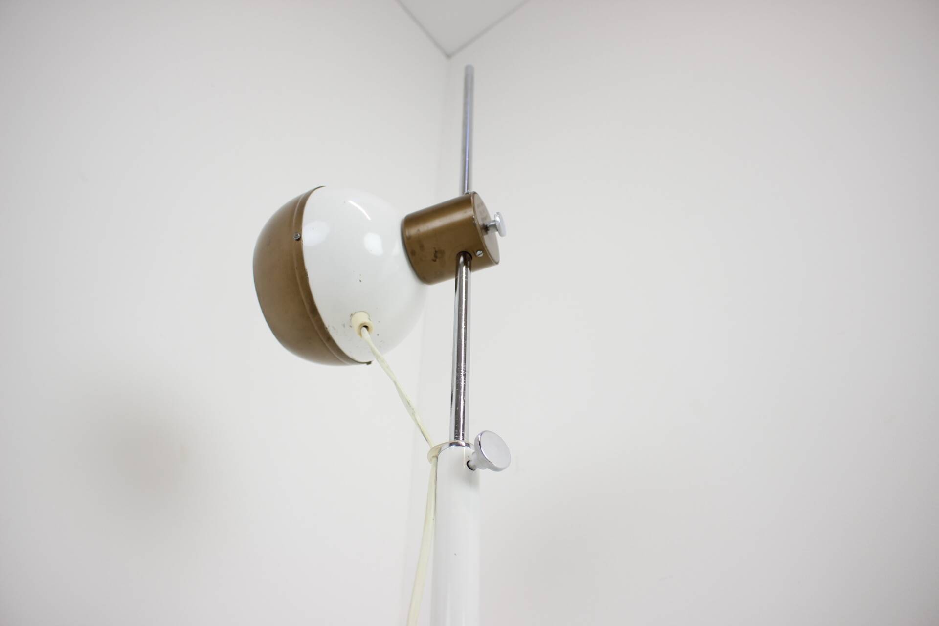 Adjustable Vintage Magnetic Floor Lamp by Drukov, 1970's, Brno, Czechoslovakia