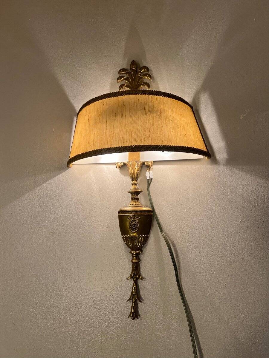 Large pair of wall sconces from the 20th century