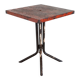 Table de bistrot en métal Tolix circa 1950