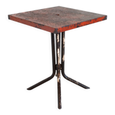 Table de bistrot en métal Tolix circa 1950