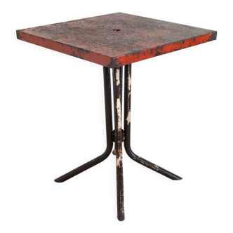 Metal bistro table Tolix circa 1950