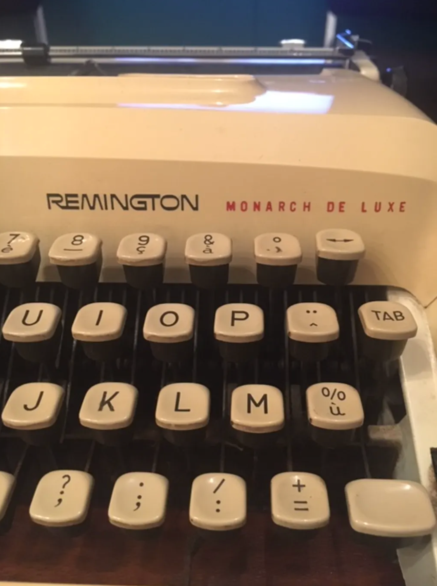 Remington typewriter