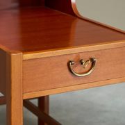 Pair of bedside tables by Nordiska Kompaniet in teak, 1952, by David Rosén.
