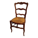 Chaise ancienne paillée
