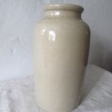 Former enamelled stoneware jar