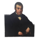 Oil canvas portrait of a man