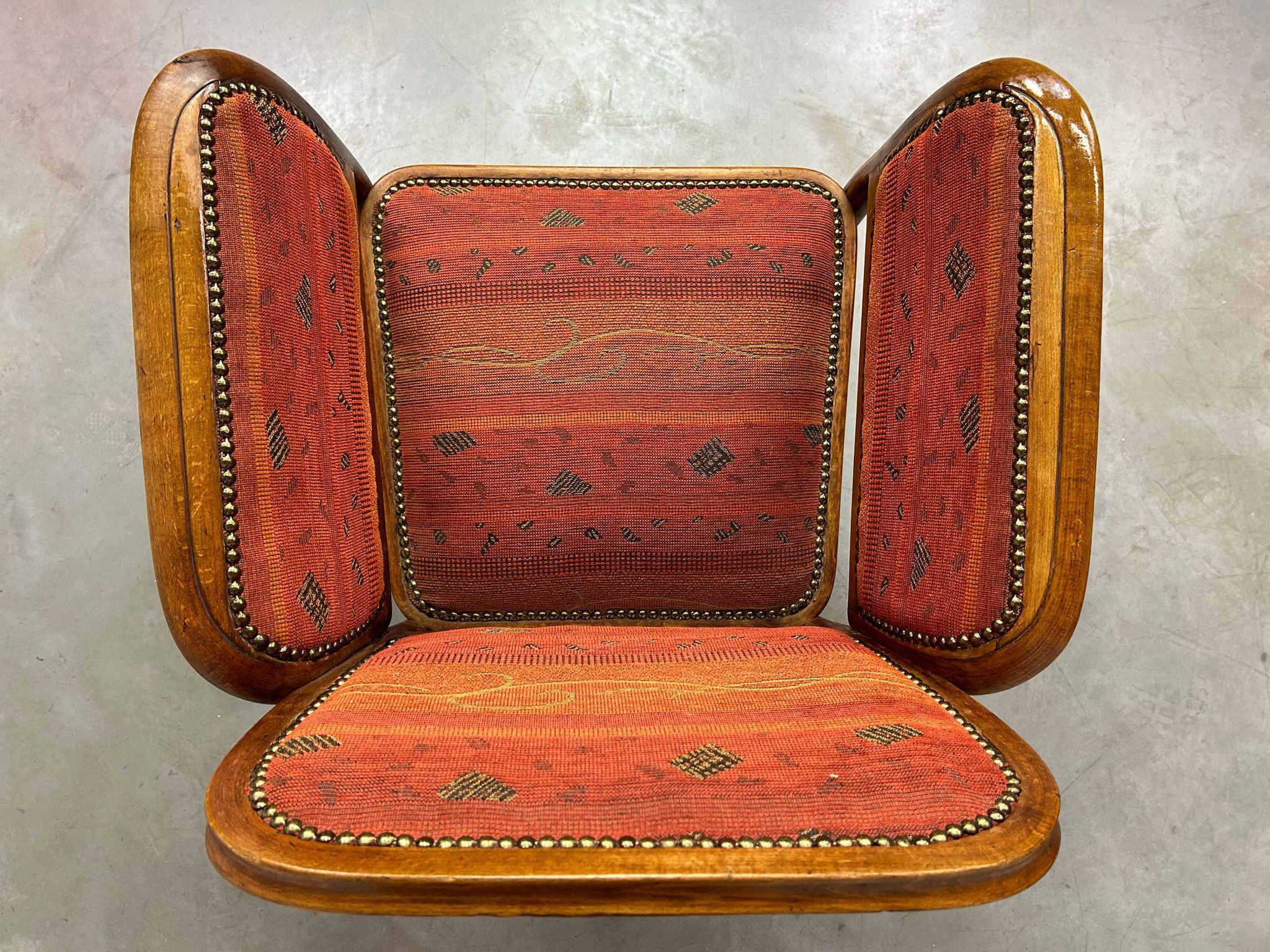 Secession office chair attributed to Marcel Kammerer for Thonet.