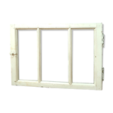 Wood window 3 fronts