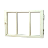 Wood window 3 fronts