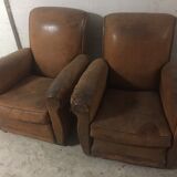 Pair of club chairs