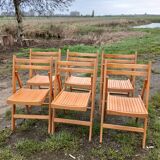 Vintage folding chairs