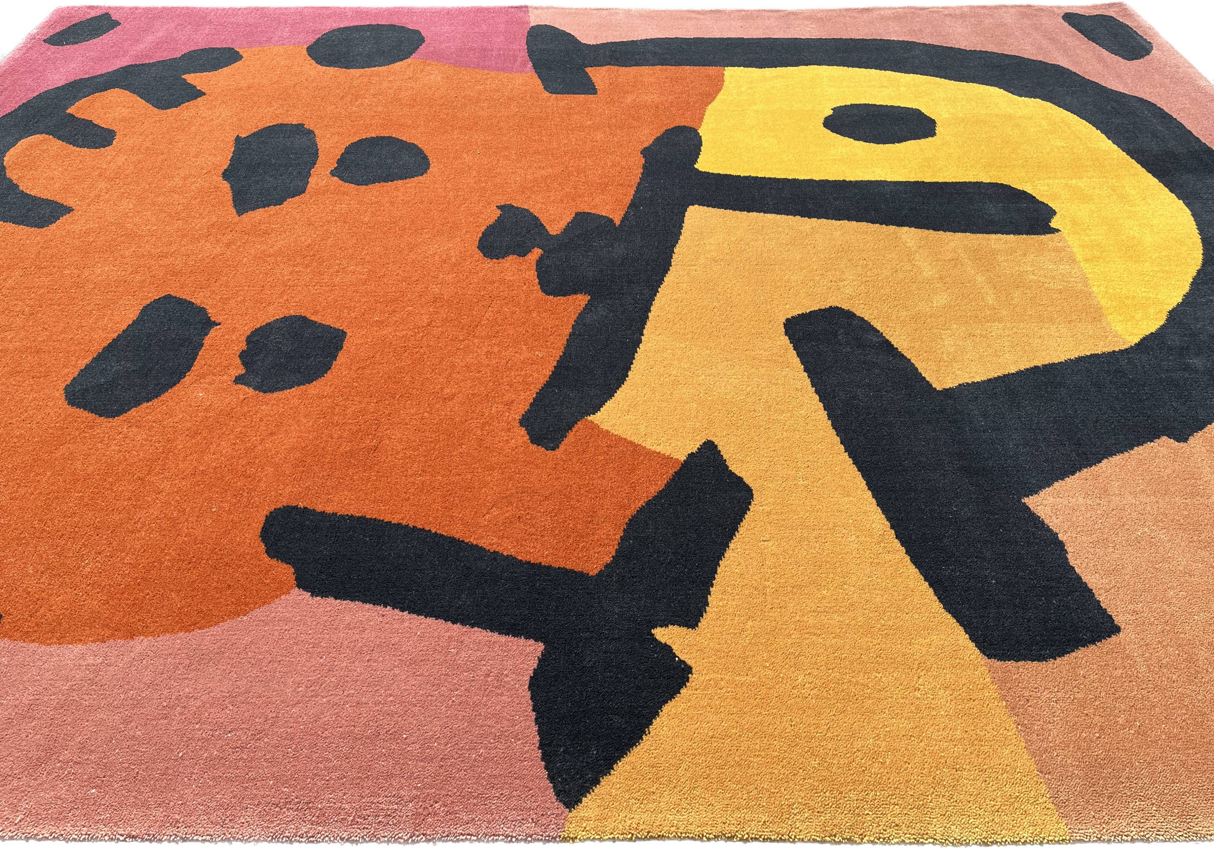 Contemporary Carpet after artist Paul Klee