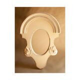 Miroir vintage en bois sculpté.