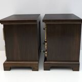 Set of Luciano Frigerio Mid-Century Modern Italian Dresser and Bedside