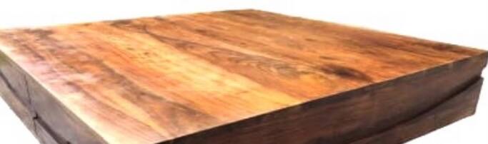 Wooden coffee table, ethnic table