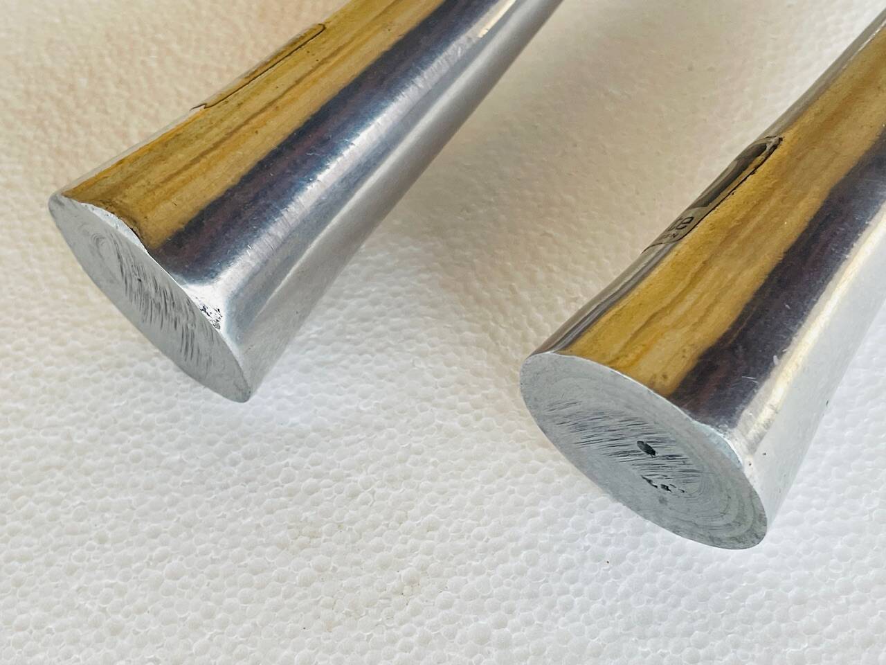 Scandinavian pair of candlesticks by Broste, Copenhagen circa 1970/1980.