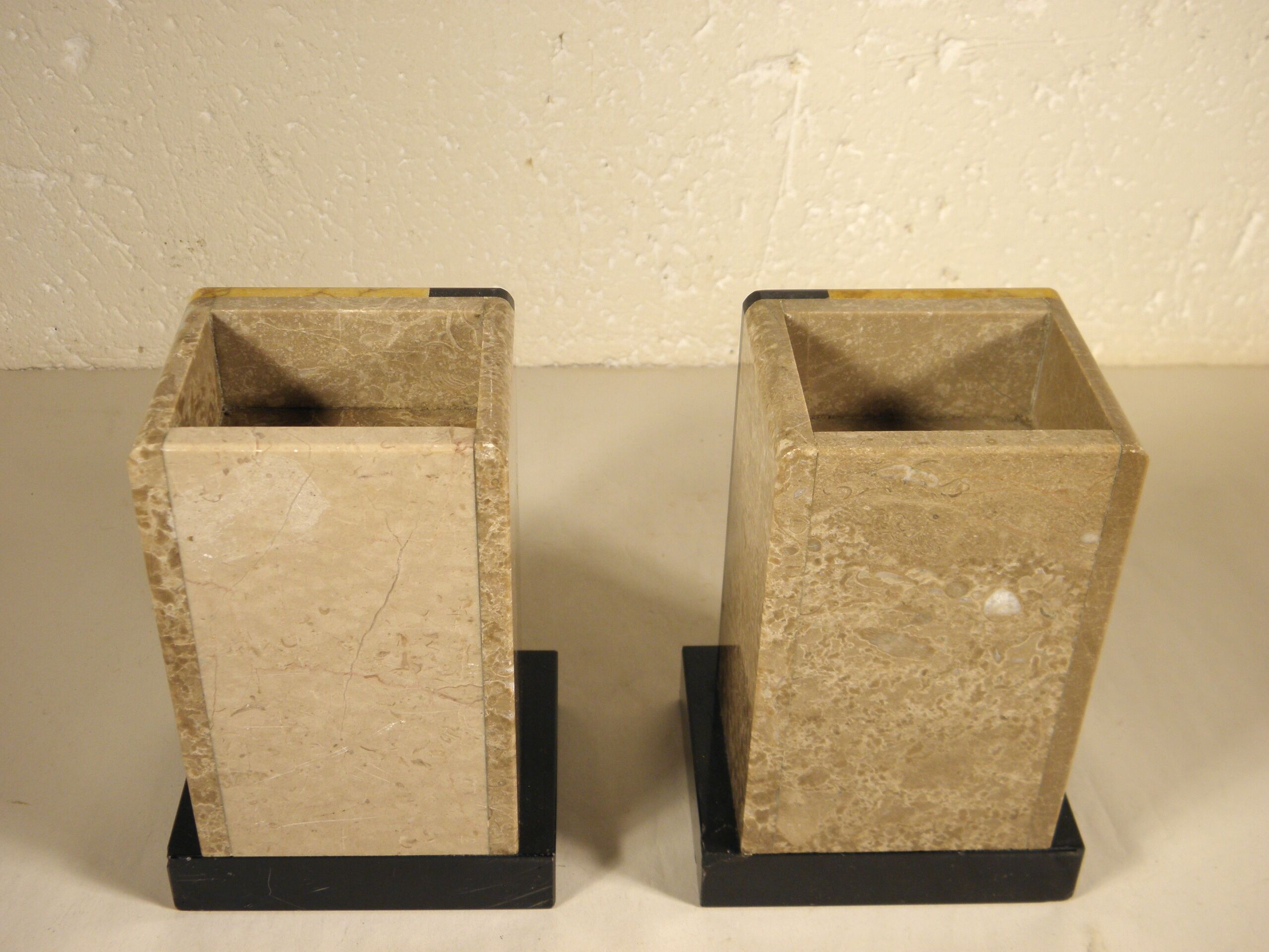 Pair of marble bookends