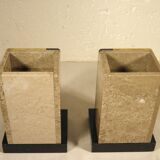 Pair of marble bookends