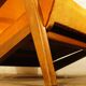 Armchair "Kangaroo" in velvet feet compass