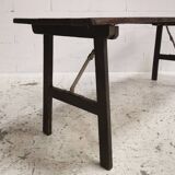 Antique folding solid wood table