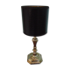 Lamp to lay, black leather lampshade - Art Deco