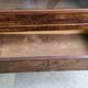 19th Century Walnut Library Display Cabinet with 1 Door