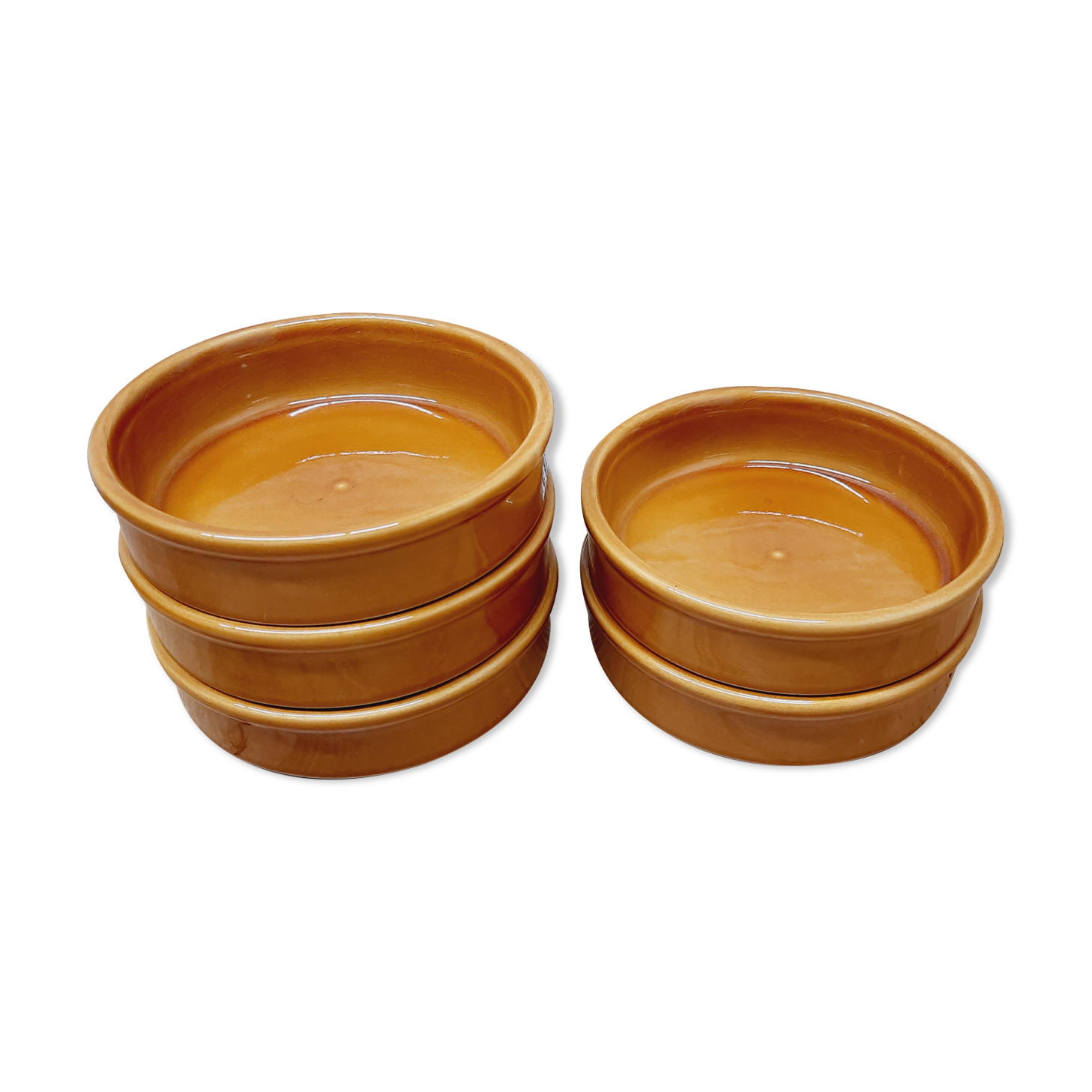 Lot 5 crème brûlée cups