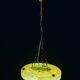 Pendentif Art Déco en verre de Murano jaune, 1950