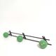 Porte-manteaux patères boules bois vert