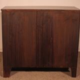 Bombé commode in mahogany from the early 19th century.