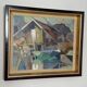 Swedish Oil on Canvas – “Lakeside Hut” by EVERT GRYNNING