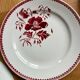 Dessert plates with lily flowers from Saint Amand.