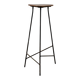 Modernist iron tripod pedestal / stool