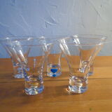 Set of 5 cocktail glasses