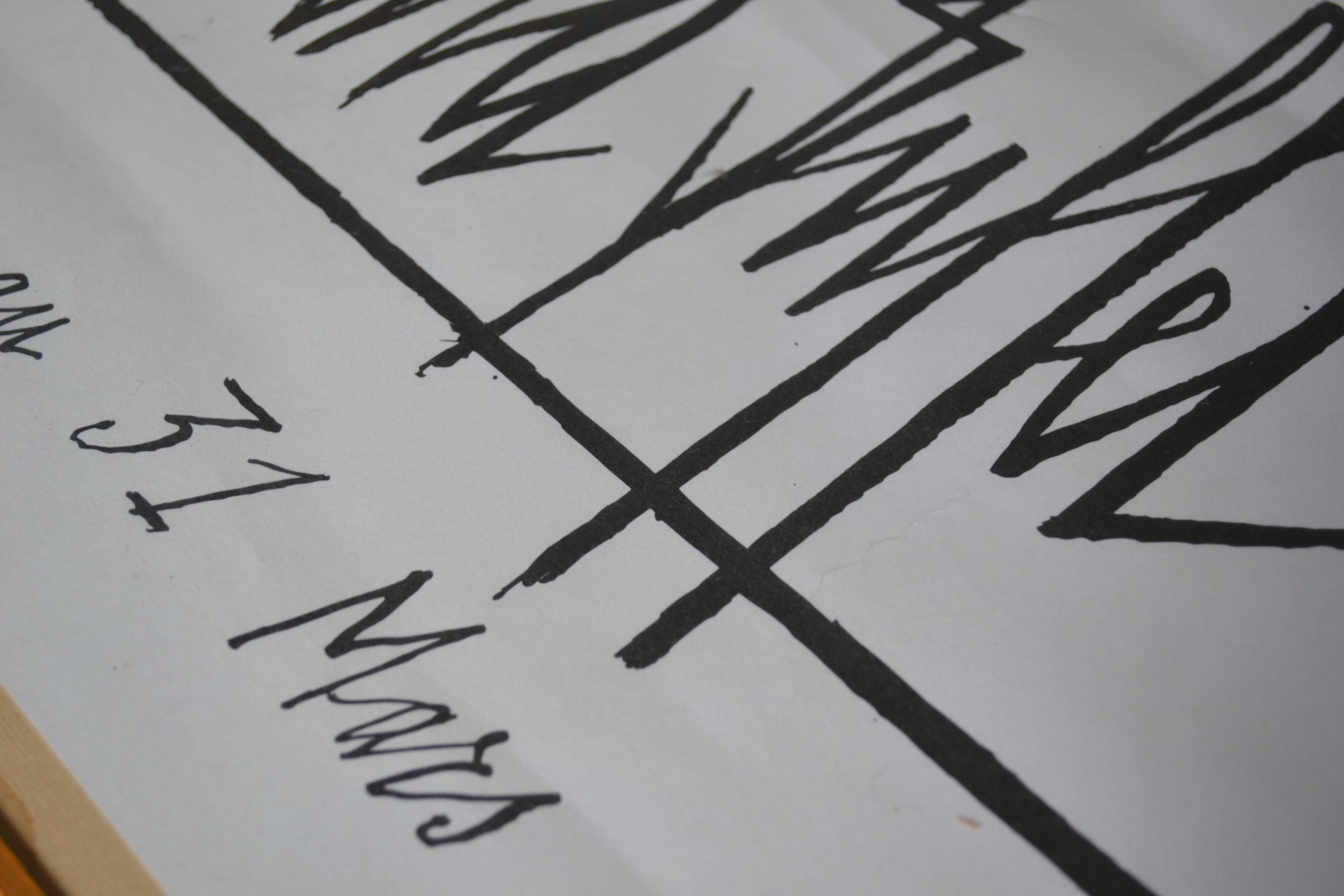 Bernard Buffet Saint Tropez Lithograph Poster Mourlot Paris 1984