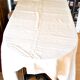 Woven linen country tablecloth - old square tablecloth 160x160 *B3*