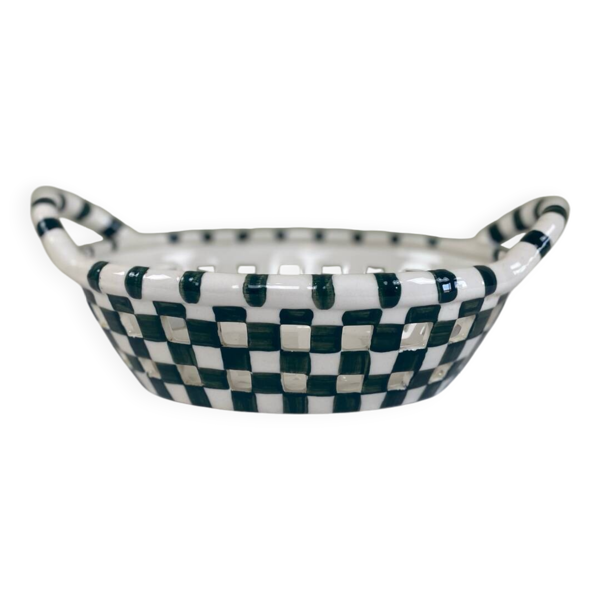 Corbeille quadrillée