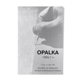 Affiche Roman Opalka   Isy Brachot 1982