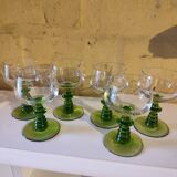 6 Alsatian Roemer type glasses