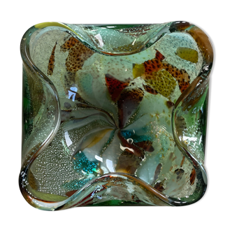 Tutu-frutti glass pocket trays from Murano circa 1960