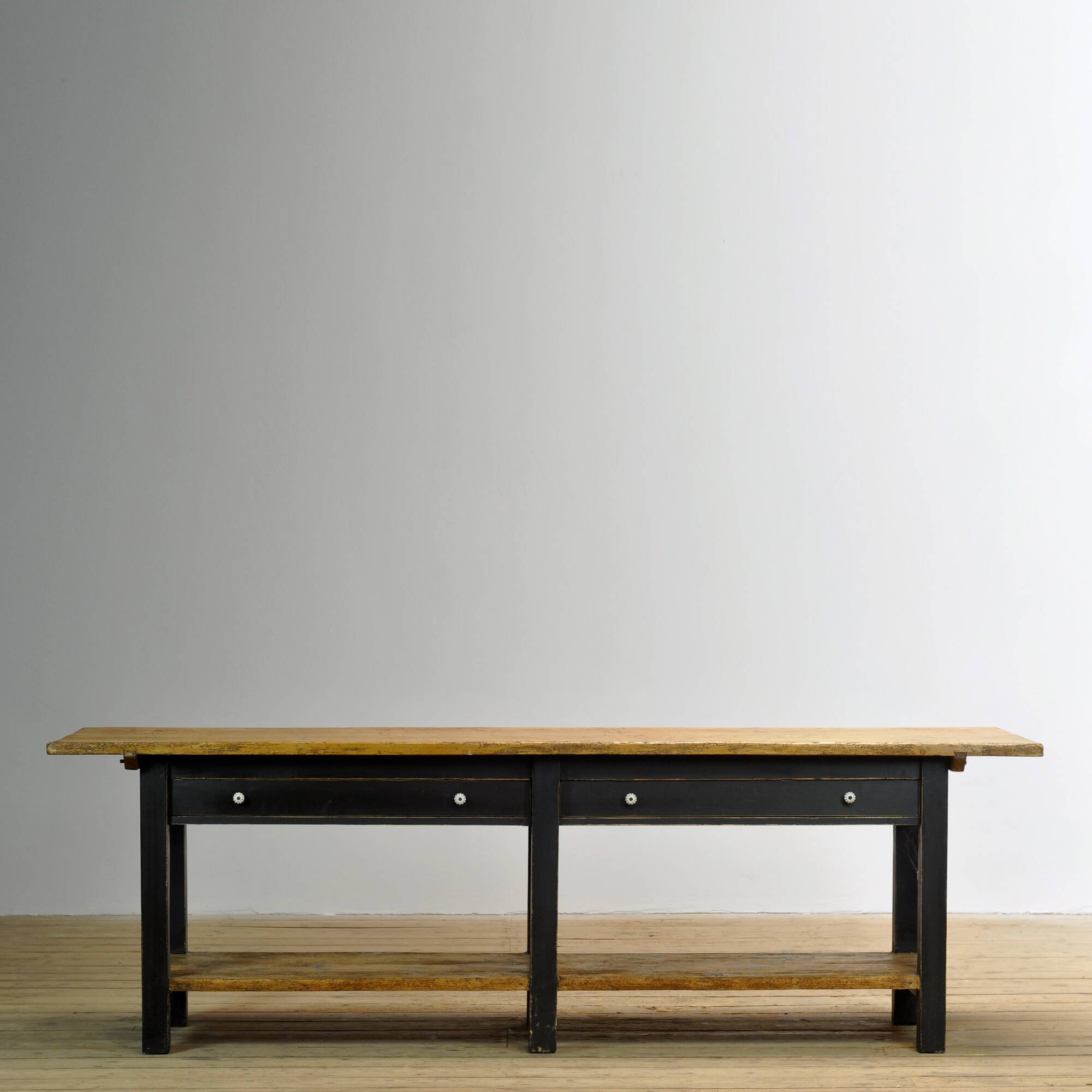 Pine kitchen/ prep table , circa 1920
